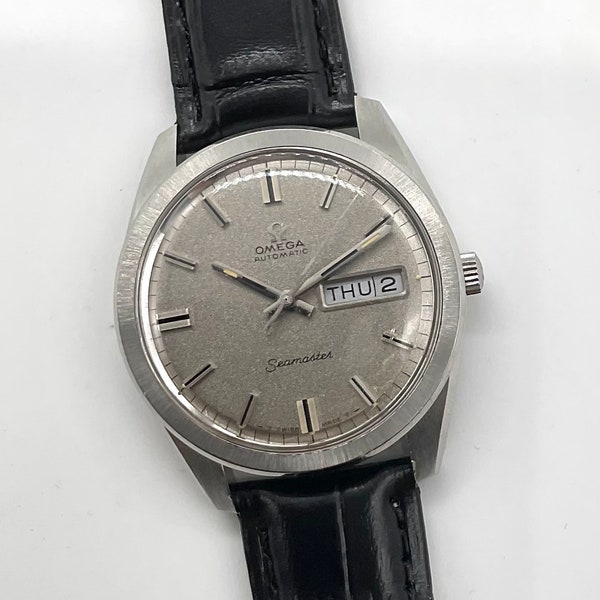 Vintage Omega Seamaster Automatic Day/Date 750 Cal Men’s Stainless Steel Wrist Watch