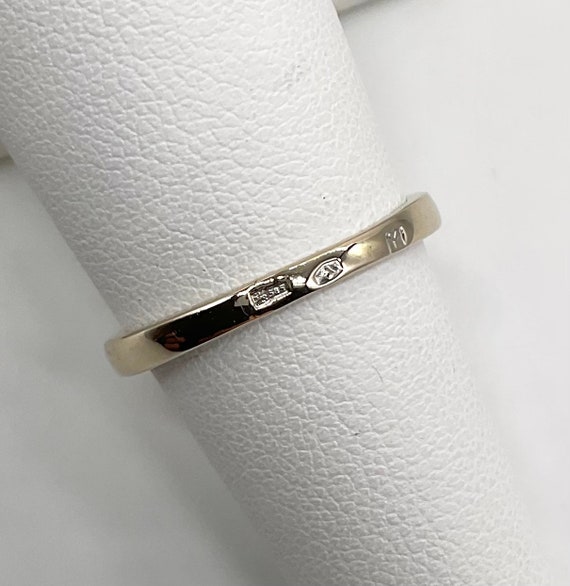 Natural Solitaire Diamond Solid 14k White gold La… - image 4