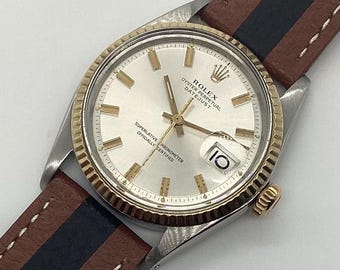 Reloj Rolex 1601 Oyster Perpetual DateJust de 1972, autenticado, para hombre.