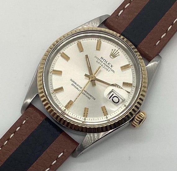 アンティークROLEX OYSTER PERPETUAL DATEJUST Vintage Authenticated 1972 Rolex 1601 Oyster Perpetual Datejust