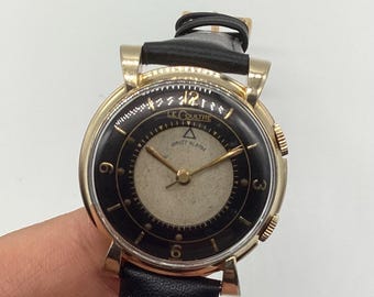 Reloj de pulsera LeCoultre vintage con alarma, revisado