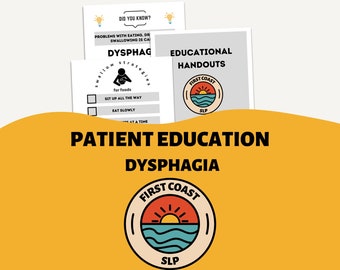 SLP resources for dysphagia, safe swallow strategies, and education for SNF, home health, outpatient, CF, cfslp and graduate clinicals