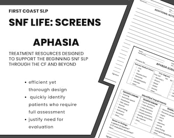 SNF SLP: pantalla de afasia