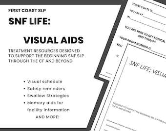 SNF SLP: ayudas visuales