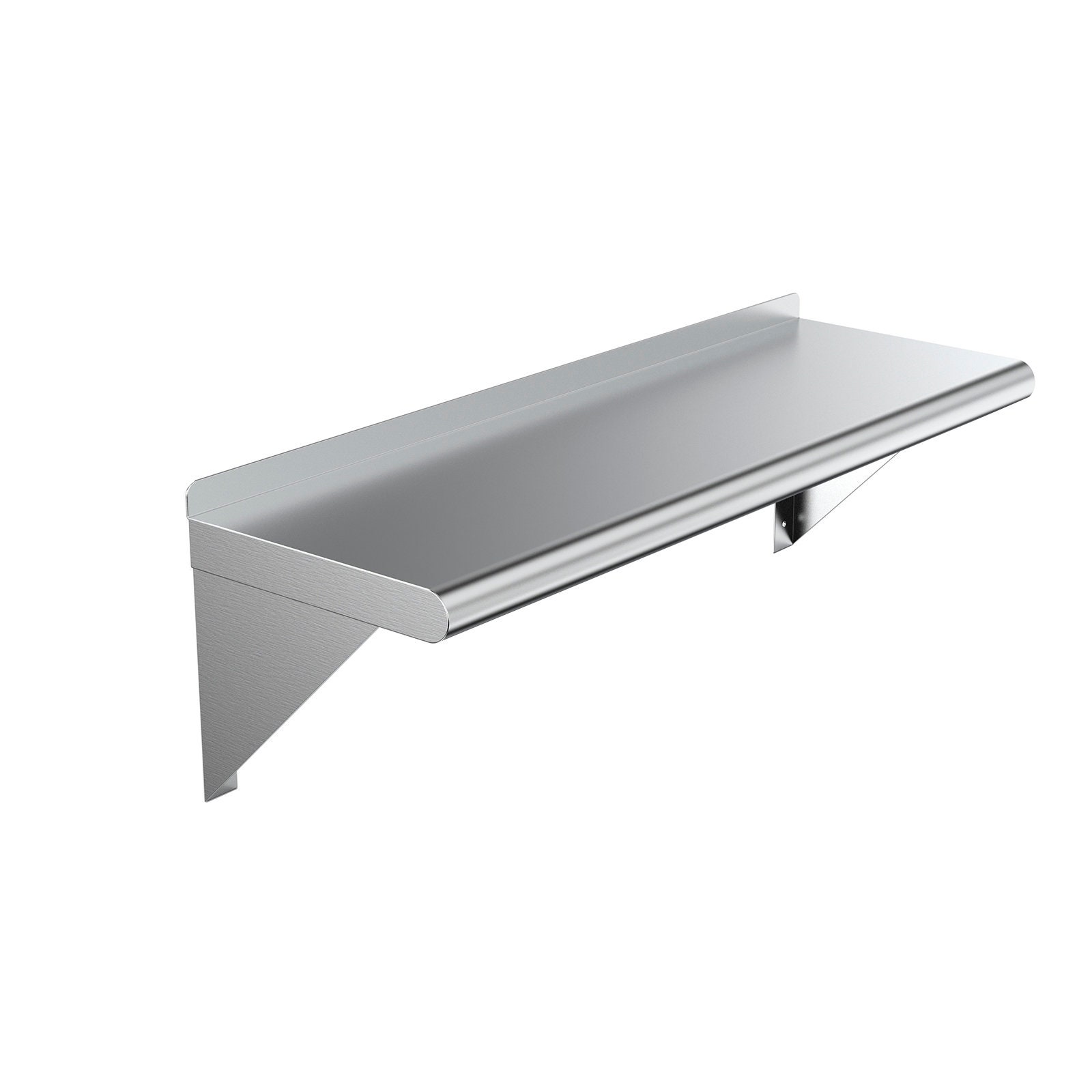 1200x350x40mm KingSaid Wall Mounted Stainless Steel Kitchen Shelf Catering Storage Shelves Bathroom Shower Shelf Corrosion Resistant 