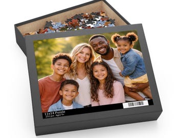 Personalized Large Jigsaw Puzzle – Custom Picture Puzzle Gift, Unique Keepsake for Birthdays, Holidays & Anniversaries