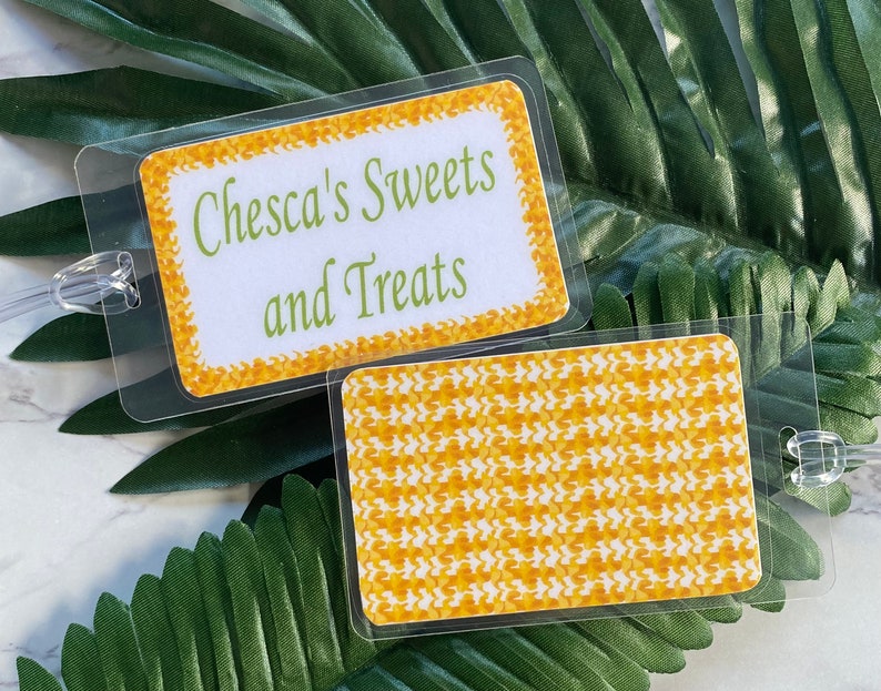 Puakenikeni Double Laminated Tag Luggage Tags Backpack Etsy