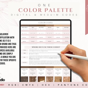 Marken-Farbpalette | Luxus-Farbpalette | Farbpalette mit CMYK, RGB & Hex Codes | Premium Farbpalette | Boho-Träume Bild 12
