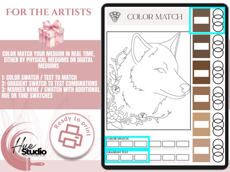 Marken-Farbpalette | Luxus-Farbpalette | Farbpalette mit CMYK, RGB & Hex Codes | Premium Farbpalette | Boho-Träume Bild 6