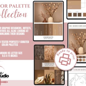 Marken-Farbpalette | Luxus-Farbpalette | Farbpalette mit CMYK, RGB & Hex Codes | Premium Farbpalette | Boho-Träume Bild 7