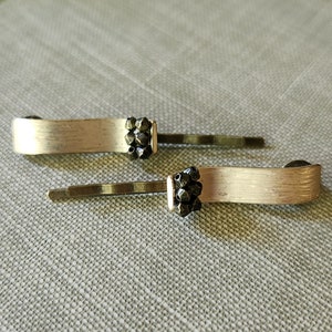 Mid Century moderne Bobby Pins | Handgemachte Designs | Haarschmuck | Minimalistischer Stil | Boho Haarnadel | Vintage Schmuck | Beauty-Accessoire