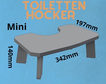 Toilettenhocker - Mini - DXF Datei