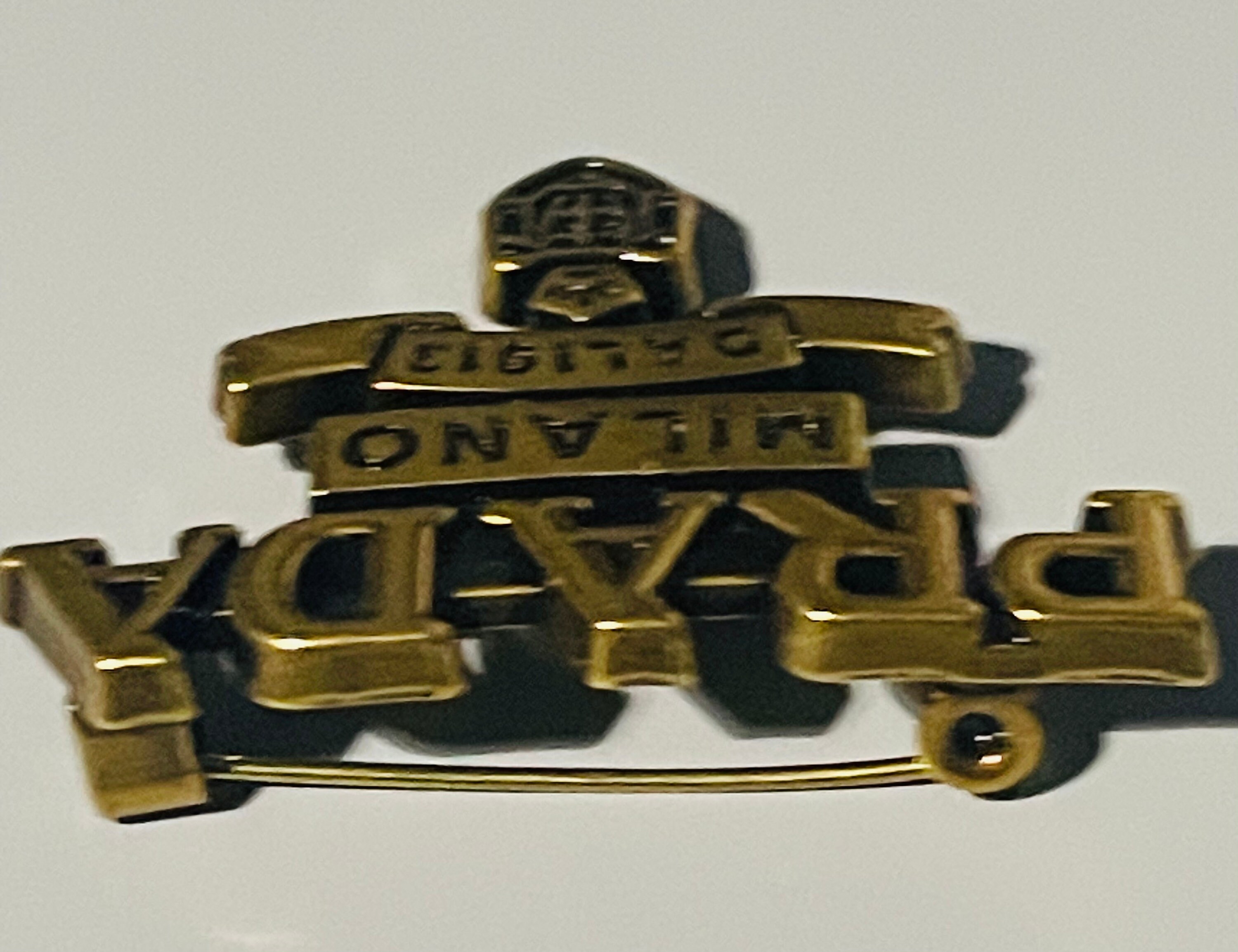 Vintage Prada Brooch - Etsy