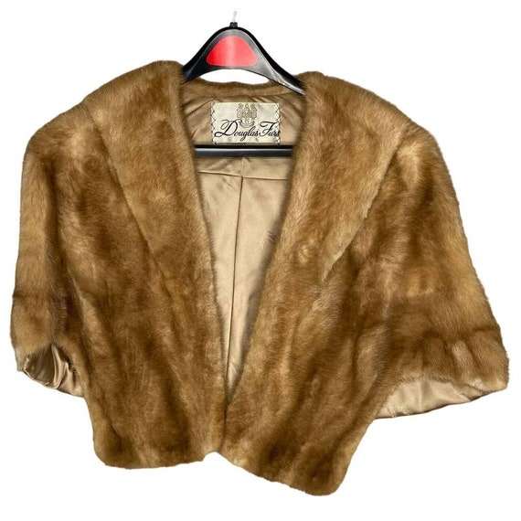 Douglas Tan Fur Stole