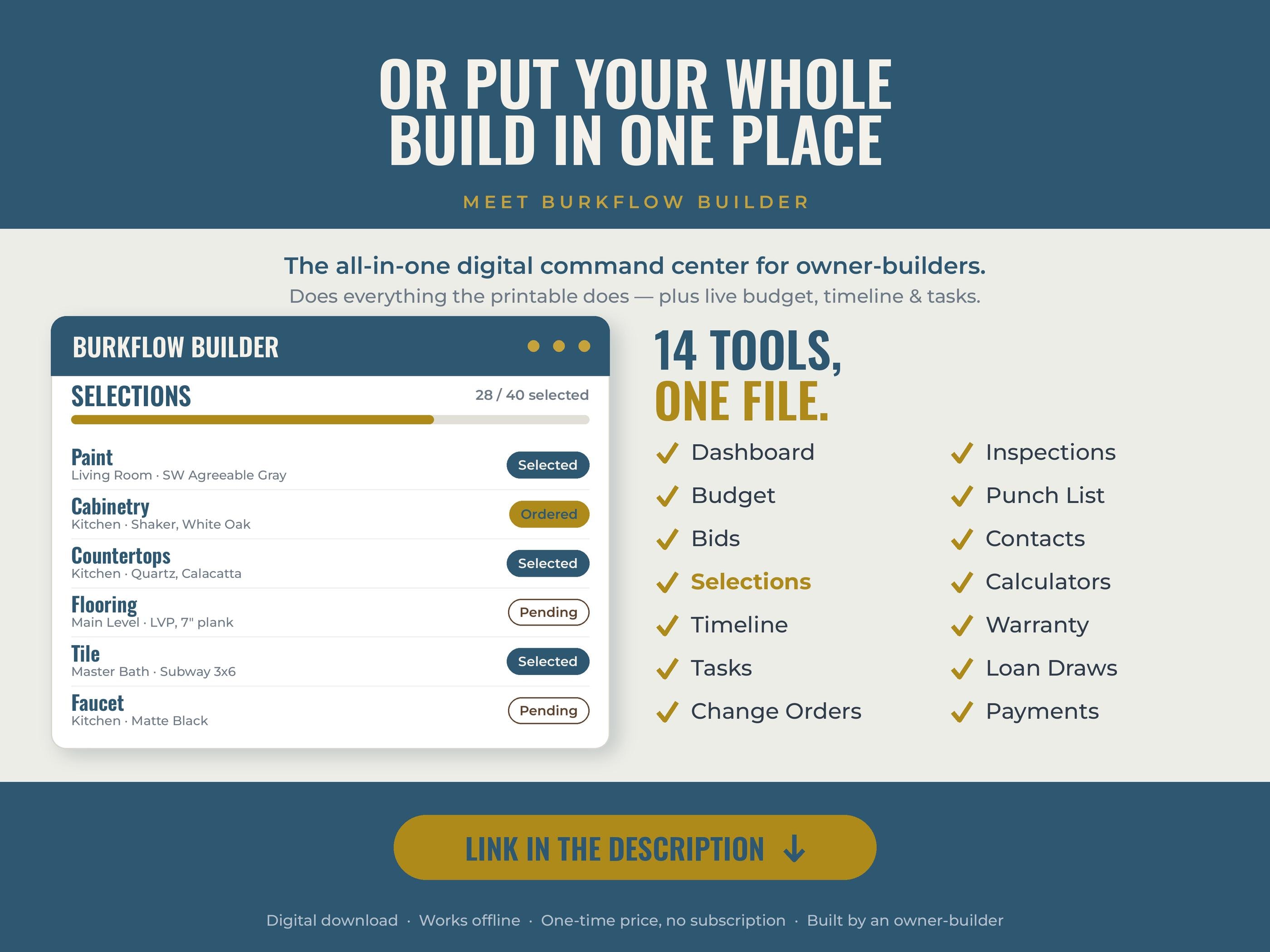Blue Tape Checklist.pdf New Home Walk-through Checklist, Blue Tape Home Construction Checklist ...