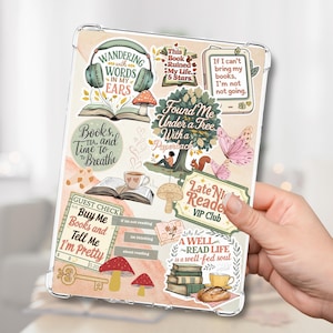 Cottagecore Kindle Insert, Bookish Kindle Case Insert, Kindle Decorating, Cute Kindle Insert Collage, Kindle, Kobo, Boox, Digital Download,