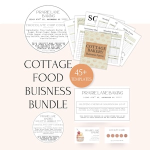 Redigerbart paket med bageri för smårätter, etiketter för smårätter, utskrivbara surdegsetiketter, anpassade klistermärken för mikrobageri på Canva-mallar