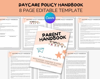 Bewerkbaar Handboek Kinderopvangbeleid, Kinderopvangcontract, Kinderopvangformulieren, Kinderopvang thuis, Kinderopvangcontract, Kinderopvangsjabloon, Kinderopvangovereenkomst