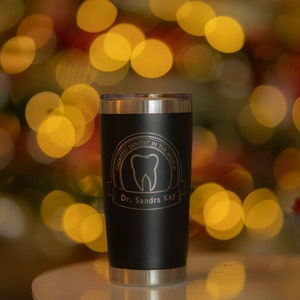 Personalisierter Dental 20oz Stahlbecher