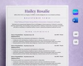 Nurse Resume Template, ATS Professional CV, Medical Executive Resume (MS Word, Canva)