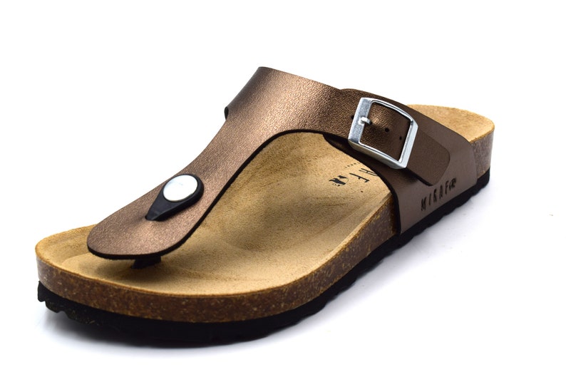 MIRAF Sandals, Vegan Sandals, Leather Sandals, Birkinstock Sandals, Sandals For Women image 7