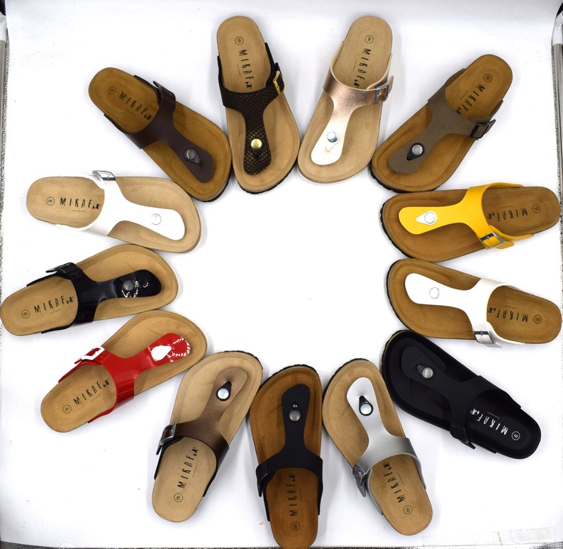 MIRAF Sandals, Vegan Sandals, Leather Sandals, Birkinstock Sandals, Sandals For Women image 1