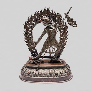 Handmade Copper Vajrayogini Statue: Altar Shrine Decor from Nepal