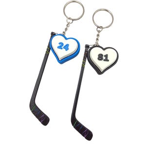Hockey Stick Fidget Keychain – Heated Rivalry | Player Number 24 or 81 | Ilya & Shane