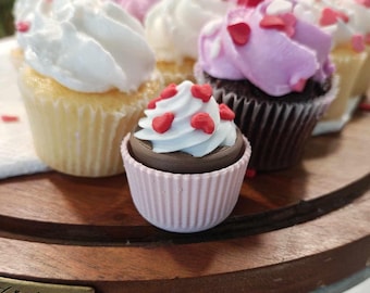 Cupcake Fidget Clicker Keychain - Clicky Sensory Toy Stress Relief