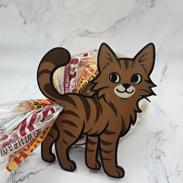Maine Coon Cat Butt Bread Clip - Funny Reusable Kitchen Bag Sealer