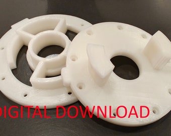 DIGITAL FILE 12 Foot Skeleton Replacement Arm and Head Connectors | Home Depot Skeleton Parts | STL 3D Print File