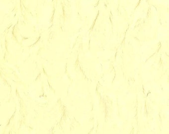 Bella Snuggle® Lemon Fabric By EZFabrics Polyester Fabric | Sold by the Half Yard