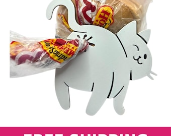 Pinza para pan con forma de trasero de gato divertida – Utensilio de cocina reutilizable