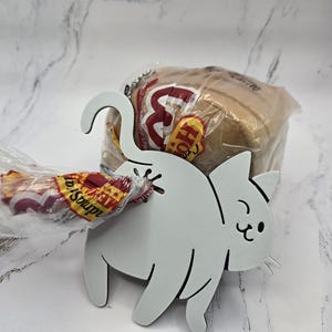 Funny Cat Butt Bread Clip, 3D Printed Reusable Bag Sealer