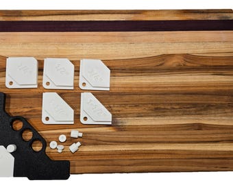 Trim Router Template: Corner Chamfer Jig with Changeable Inserts