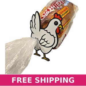 Chicken Butt Bread Clip - Funny Farmhouse Kitchen Bag Sealer