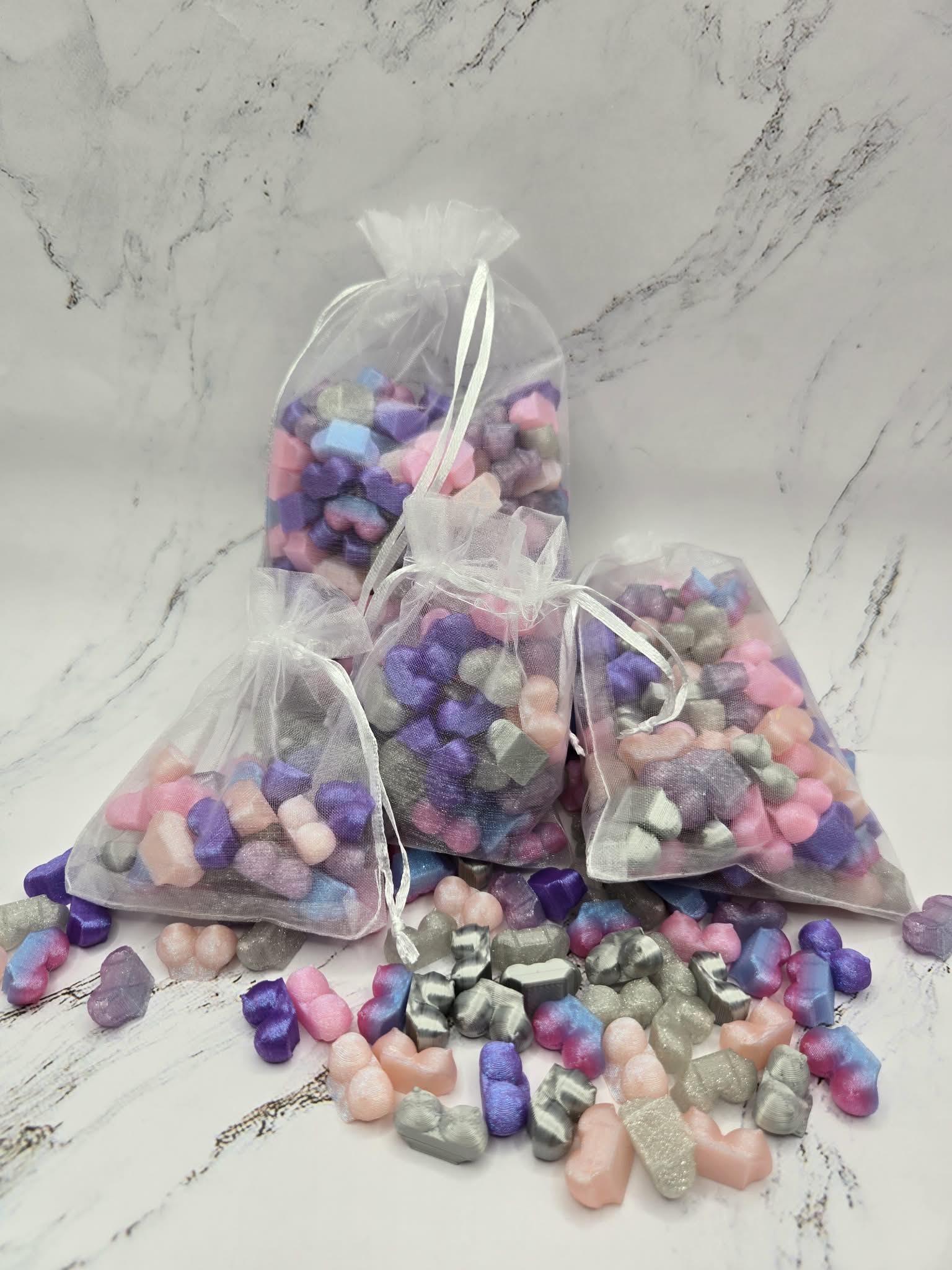 Fantasy Bag of Boobs Glitter Unicorn Christmas Tiny Figurines Gag Party Favors