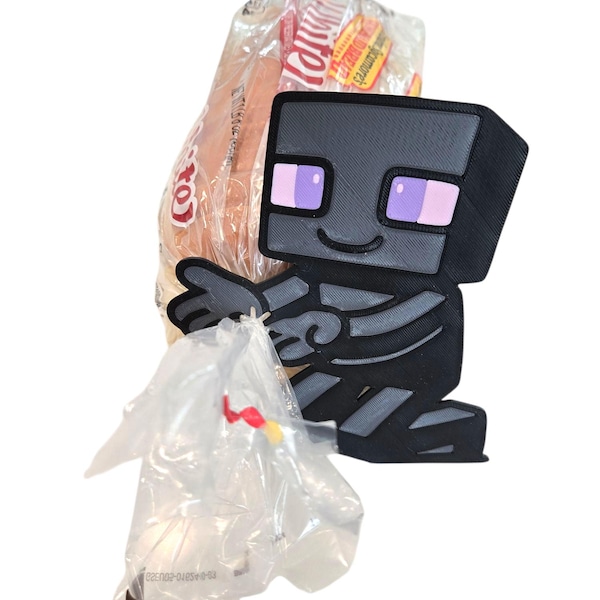 Enderman Bread Clip - 3D Printed Gamer Bag Sealer (Minecraft Inspired)
