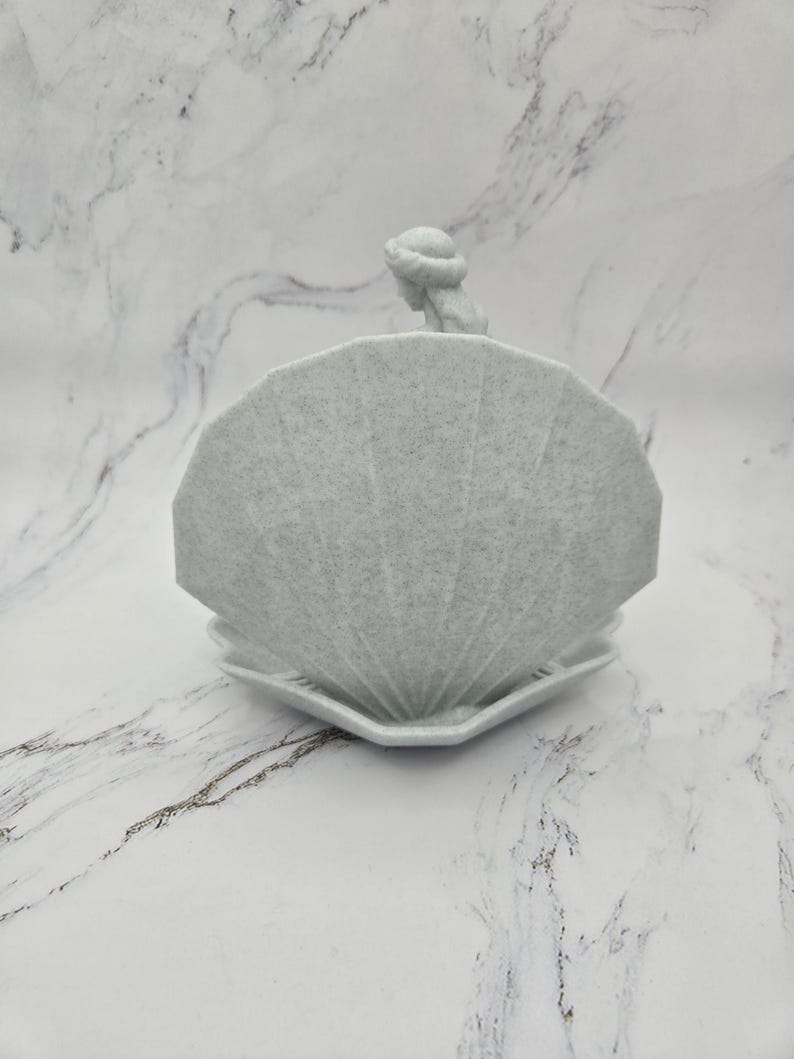 Aphrodite Shell Trinket Holder, Venus Ring Dish, Greek Mythology Vanity Decor zdjęcie 9