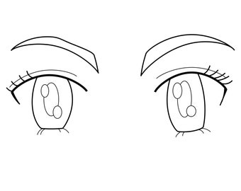 90 Anime Eyes Coloring Pages  HD