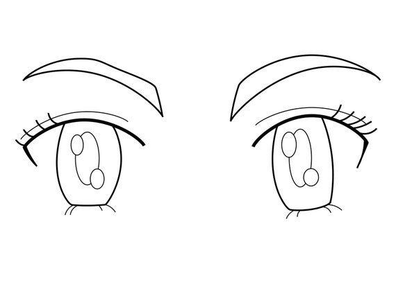 90 Anime Eyes Coloring Pages  HD