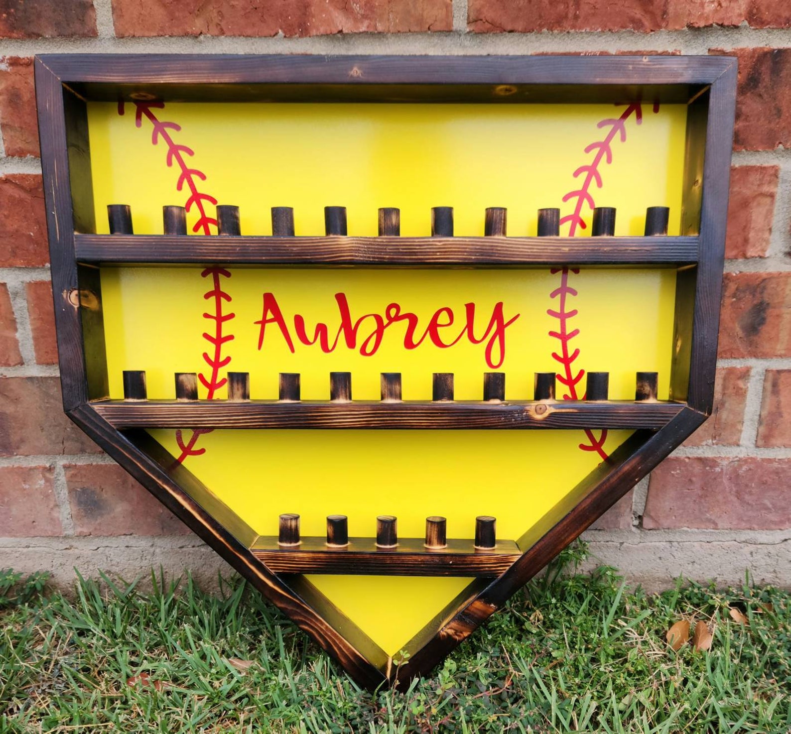 Display Racks For Softball Rings Softball Ring Display Holder Personalization Fast Cheap - Etsy