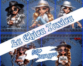 La Chica Toxica Blue Jean PNG Images: 50+ Digital Designs