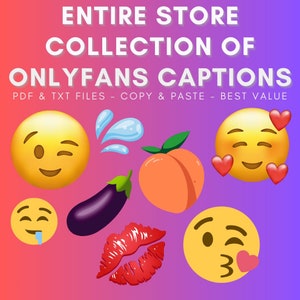 Entire Store Collection Onlyfans Photo Captions Bundle Best Sexy Sale Bulk Library Adult Industry Content Discount Creator Influencer Selfie