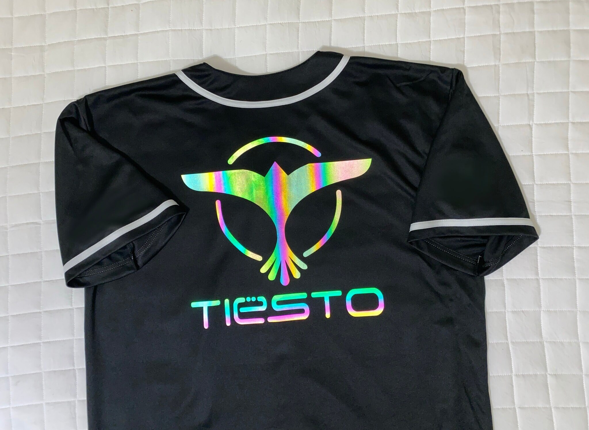 thumbnail image 2 of BEST Tiesto Logo Green Baseball Jersey • Shirtnation - Shop Trending T 2 of 13