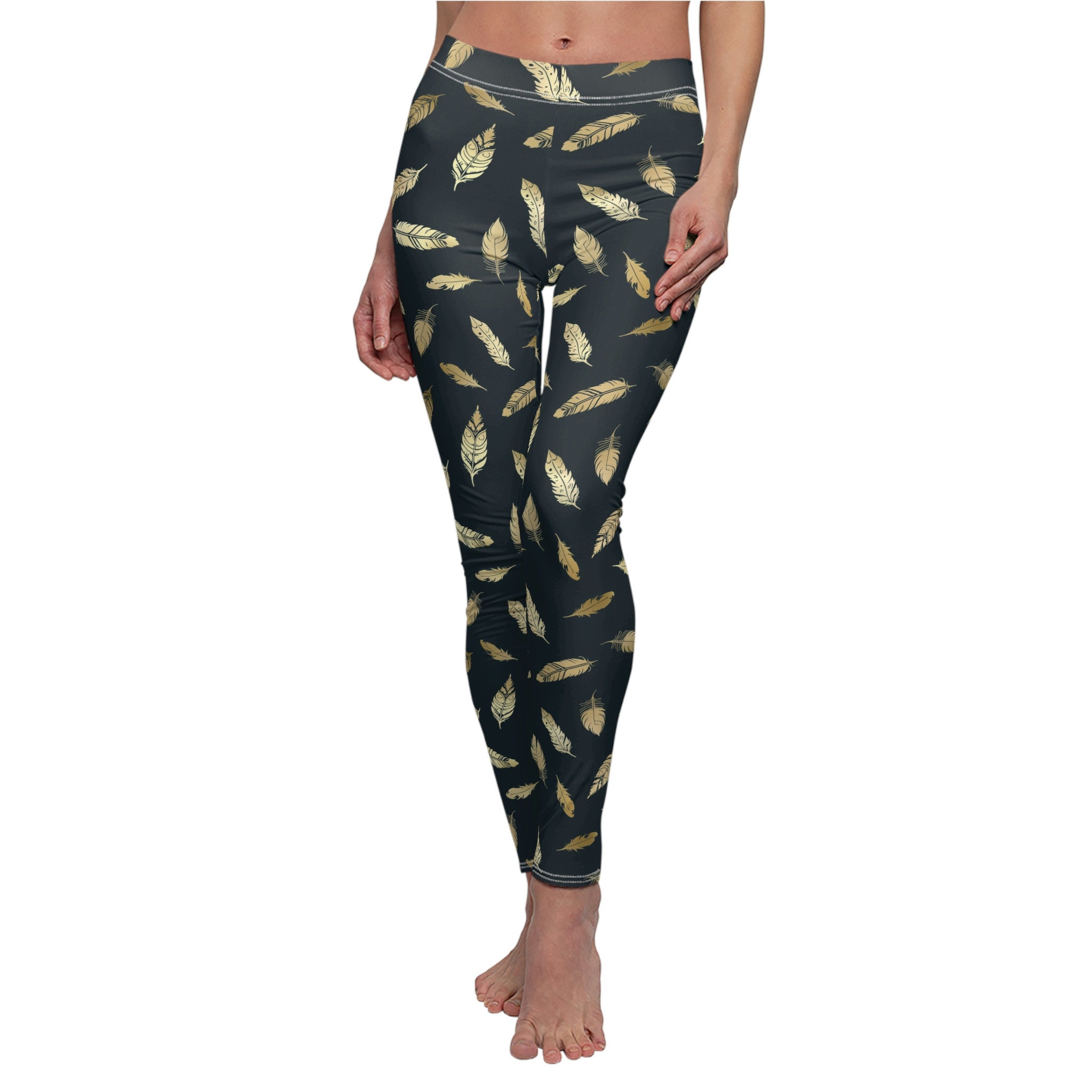 Womens Honeycomb Textured Back Gym Leggings