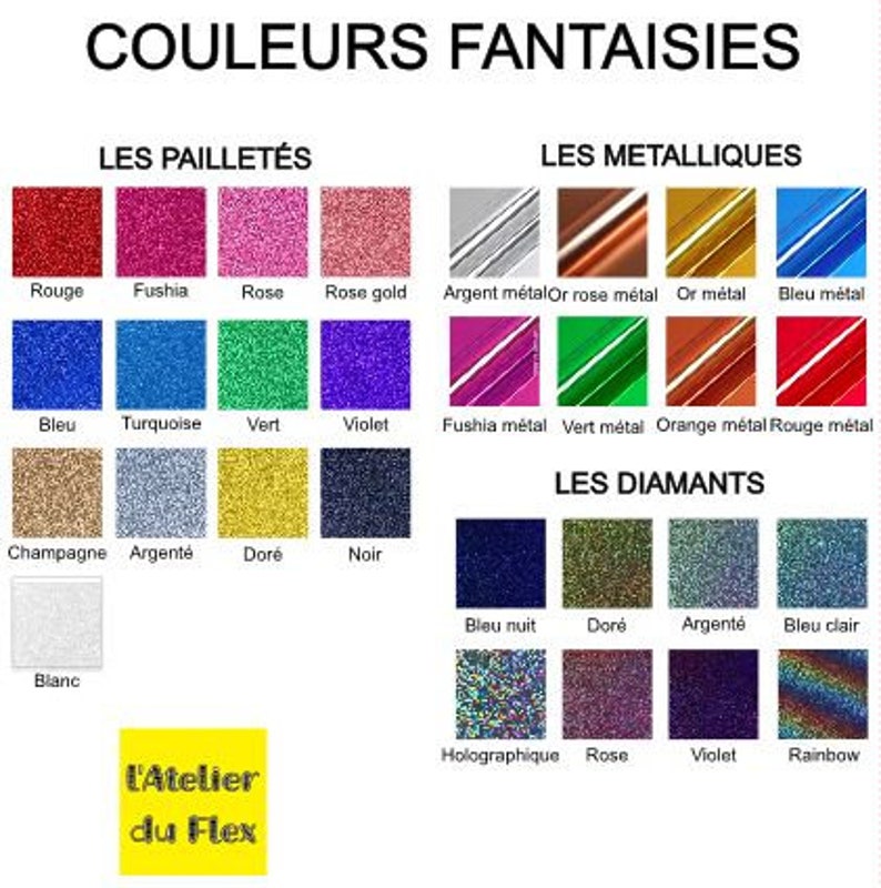 Flocage prénom personnalisé flex thermocollant tailles, écritures et couleurs au choix image 10