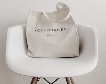 Tote Bag „Kopenhagen Studio“ | Tasche Baumwolle | Canvas Shopper |  Canvas Bag | Beutel | Eco Bag | skandinavisch