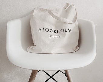 Tote Bag „Stockholm Studio“ | Tasche Baumwolle | Canvas Shopper | Canvas Bag | Beutel |  skandinavisch | nordisch | Lifestyle