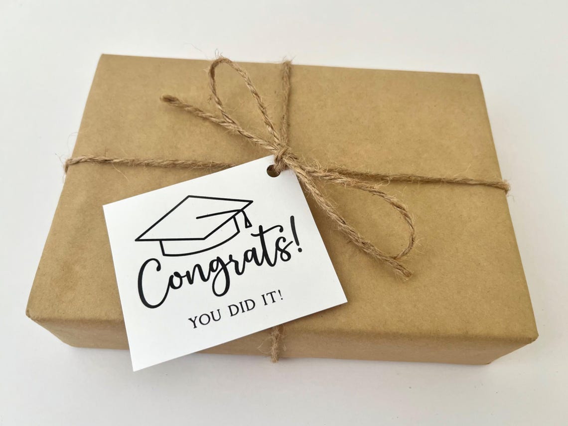 Printable Graduation Present Label | Digital Download | Congratulations ...